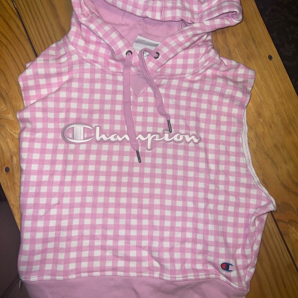 Champion sleeveless hoodie